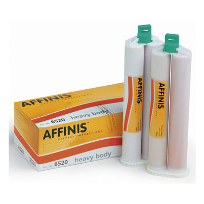 Affinis System 75 Heavy Body Std Pkg 2x75ml Cartridges & 8 Mixing Tips