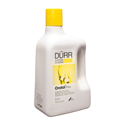 Orotol Plus Suction System Disinfectant 2.5 L (Durr) ****Hazardous item – Item may require additional shipping and/or handling charges.****