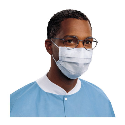 Tecnol Fog-free Blue Procedure Mask (50) (Kimberly-Clark/Halyard Health)