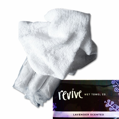 Revive Towels, Lavender, Moistened, Woven Cotton (200) 