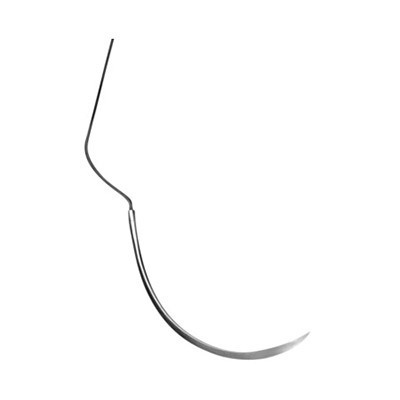 Perma-sharp Sutures 3-0 Silk Black Braid 18" C-9 Needle (12)