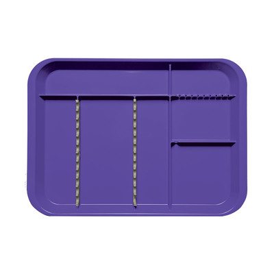 Tray Divided B-Lok Neon Purple Sterilizable-No Dry Heat