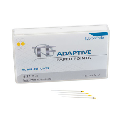 Absorbent Points ML2 Med-Large/Yellow Pk/100 TF Adaptive