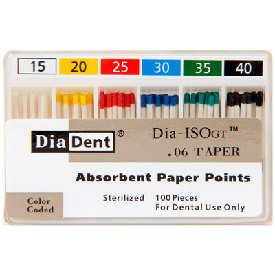 Dia-ISO GT .06 #45 Absorbent Points Pk/100