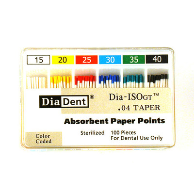 Dia-ISO GT .04 #10 Absorbent Points Pk/100