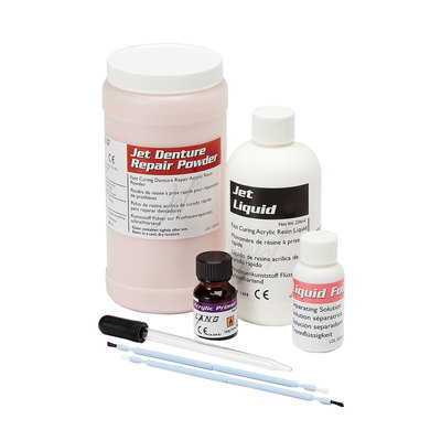 Jet Repair 1lb Package Pink 454gm Powder & 236ml Liquid ****Hazardous item – Item may require additional shipping and/or handling charges.****