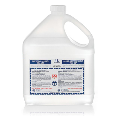 Isopropyl Alcohol 70% Cs/4x4L   ****Hazardous item – Item may require additional shipping and/or handling charges.****