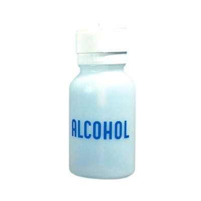 Alcohol Dispenser 8 oz White Plastic With Plastic Top