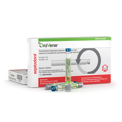 OraVerse 10-1.7ml Cartridges Anesthesia Reversal *Ambient - Item not-returnable due to Health Canada regulations and may require additional shipping/handling charges*