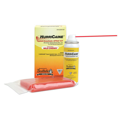 Hurricaine Spray Kit Contains: 2oz Can With 200 Tips ****Hazardous item – Item may require additional shipping and/or handling charges.****