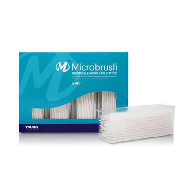 Microbrush+ SuperFine Micro-Applicators (400 Applicators - White)