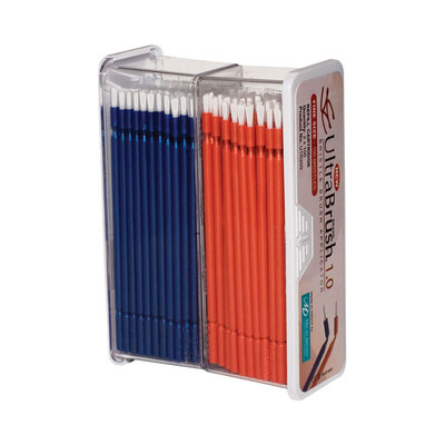 Ultrabrush 1.0 Fine Refill 2x100 Orange/Blue Applicators