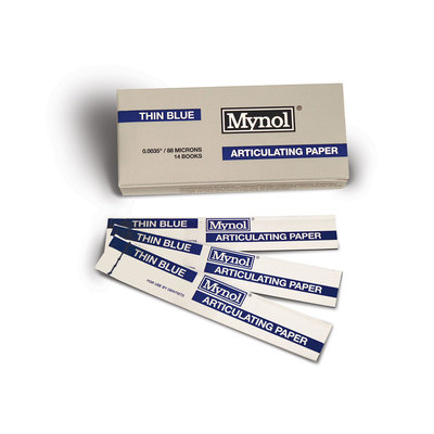 Mynol Articulating Paper Special Thin Blue 63 Micron Impregnated (140 sheets)