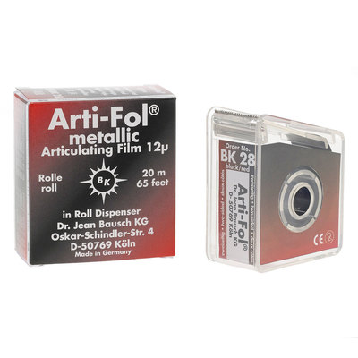 Artifol II Black/Red 22mm X 20m Mylar W/ Dispenser