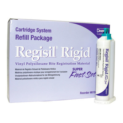 Regisil Rigid Refill Pkg 4x50ml Cartridges & 12 Tips