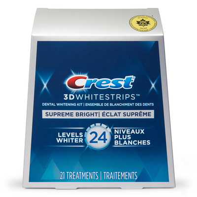 Crest Supreme Bright Cs/6 Whitestrips (21 Treatments/bx)