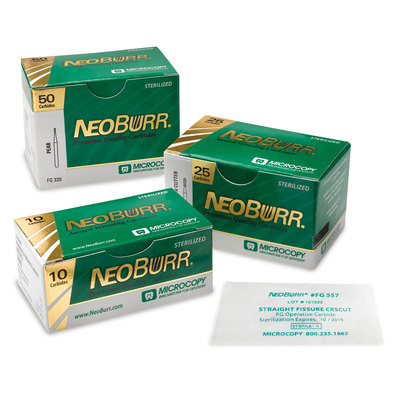 NeoBurr FG 7404 Pk/25 12-Blade Finishing (Sterile) (Egg)