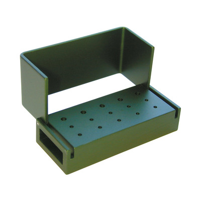Bur Block 10FG/5RA Green Aluminum Autoclavable