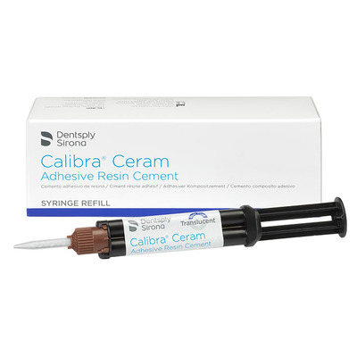 Calibra Ceram Combo Kit 4.5g Translucent Syringe, Tips & Adhesive