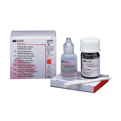 Durelon Intro Kit Carboxylate Luting Cement (20gm Powder and 14ml Liquid)