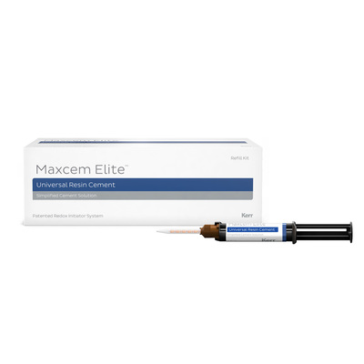 Maxcem Elite Refill White Opaque 2-5g Syr+tips DC Resin Cement