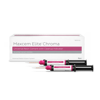 Maxcem Elite Chroma Clear Std 2-5g Syr & Tips