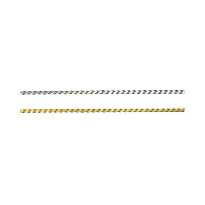 Strengtheners Gold Plated (12) 3-1/2" Long Twisted Braided Strips