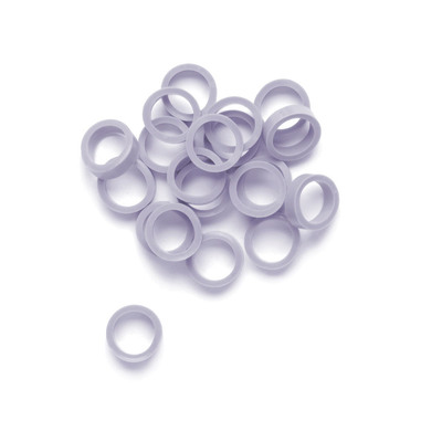 Code Rings Large Lilac (50) Large Size 3/8"
