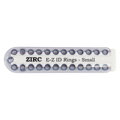EZ ID Ring Small Blue Pk/25 