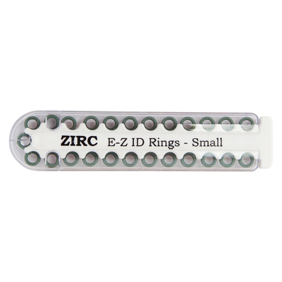 EZ ID Ring Small Green Pk/25 