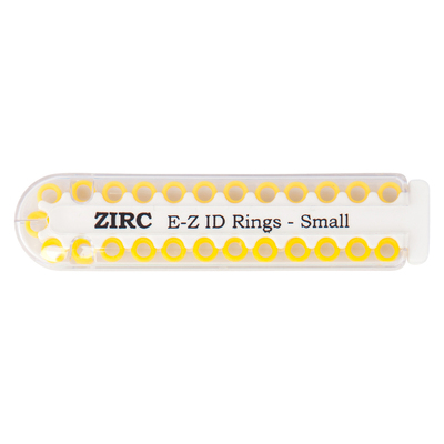EZ ID Ring Small Neon Yellow Pk/25
