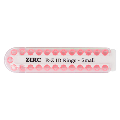 EZ ID Ring Small Neon Pink Pk/25