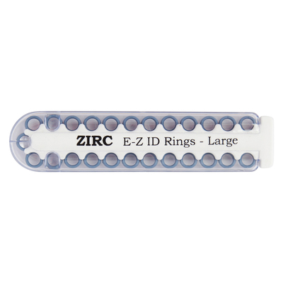 EZ ID Ring Large Blue Pk/25 