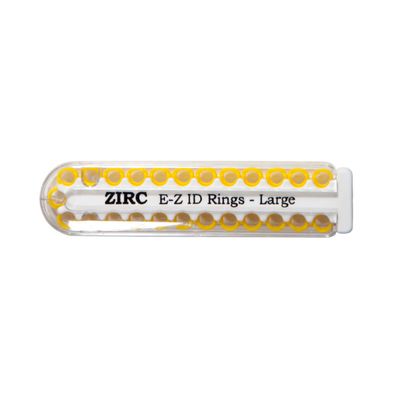EZ ID Ring Large Neon Yellow Pk/25