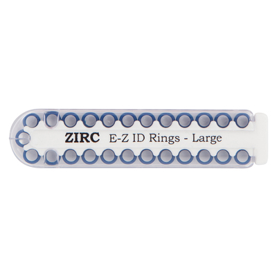 EZ ID Ring Large Midnight Blue Pk/25
