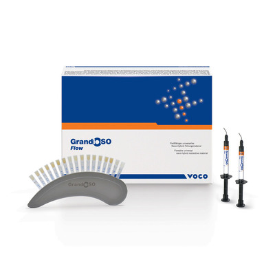 GrandioSO Flow Syringe Kit 5-2gm Syringes & Shade Guide