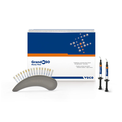 GrandioSO Heavy Flow Syr Kit 5-2gm Syringes & Shade Guide
