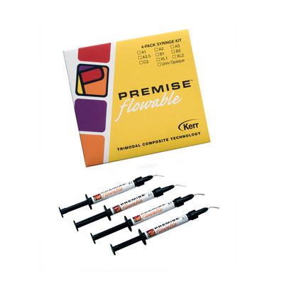 Premise Flowable Assorted Kit 4 -1.7gm Syringes & 40 Tips