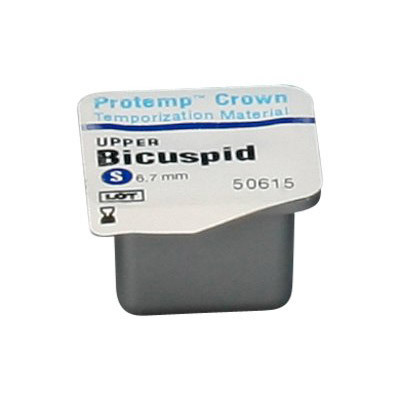 Protemp Crown Bicuspid Upper Sml-pkg/5 & 2 Tools