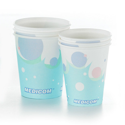Cups Bubbles Poly-coated 4oz(1000) 