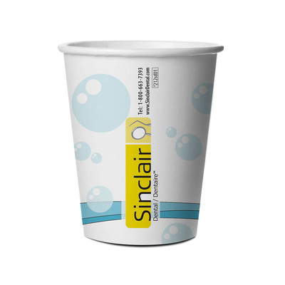 Poly-Coated Paper 4 oz. Cups Box/1000 (Bubble Design)