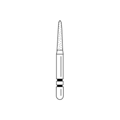 Two Striper Diamond 252SA 5-pk  (Gingival Curettage - Chamfer Tip / Medium Grip)