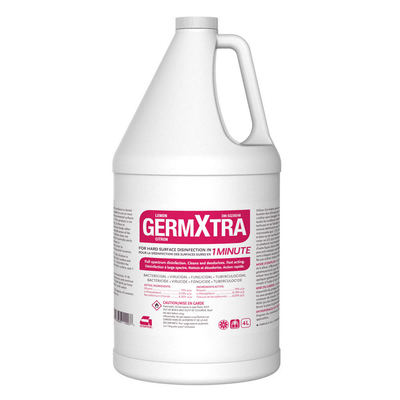 GermXtra  Lemon 4L Hard Surface Disinfectant, 79% Ethanol ****Hazardous item – Item may require additional shipping and/or handling charges.****