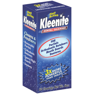 Kleenite (Case Of 12 X 6oz) Denture Cleanser