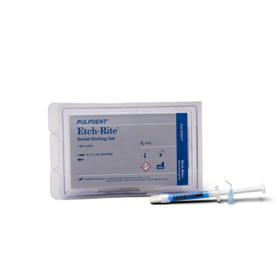 Etch-Rite Refill (38% Phosphoric Acid) 4x1.2ml Syringes And 8 Tips