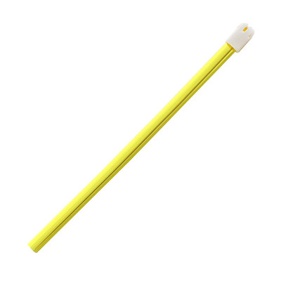 Flexo Yellow With White Fixed Tip Saliva Ejector Pkg/100