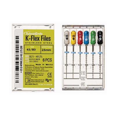 K Flex Files 25mm #45-80 Pk/6 