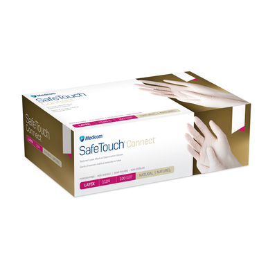 Safetouch Connect X-Small Powder-free Latex Gloves Bx/100