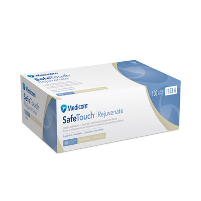 Safetouch Rejuvenate Powder-free Small Textured Latex Gloves Bx/100