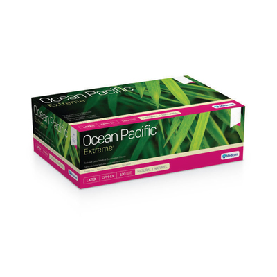 Ocean Pacific Extreme Powder-free X-small Box/100 Latex Gloves